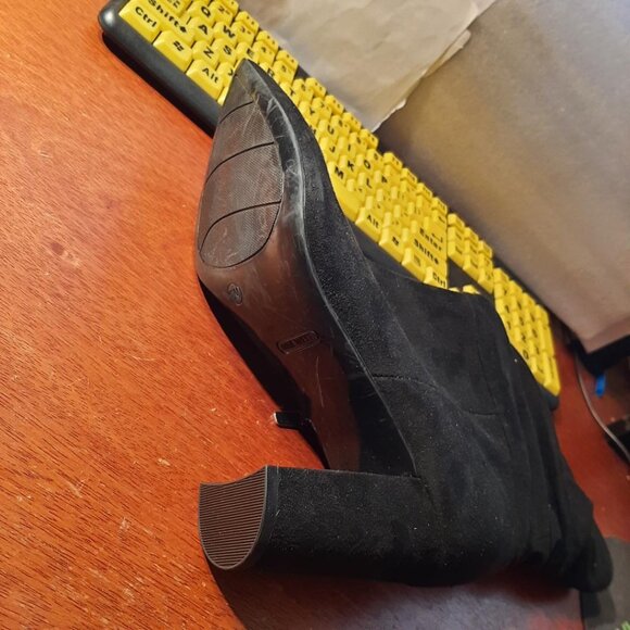 NEW ! Nine West Denner Pointed Toe Slouchy Boot Black Sz10 - Picture 5 of 8